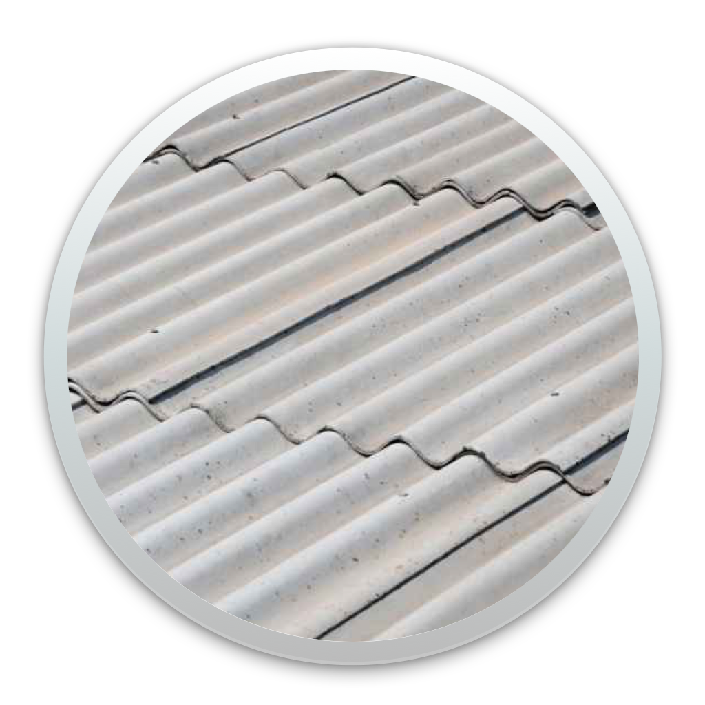 Toiture en fibrociment ondulé, nettoyage adapté et protection